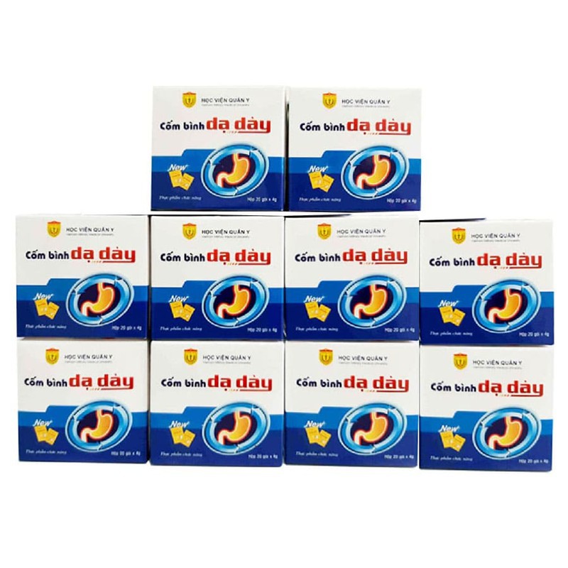 Cốm Bình Dạ Dày Ami progast - Học Viện Quân Y - hỗ trợ làm giảm các triệu chứng viêm đau dạ dày