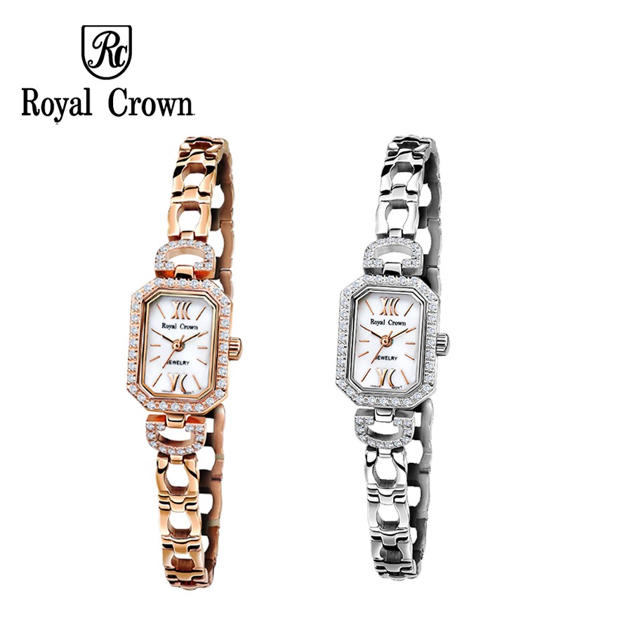 Đồng hồ nữ chính hãng Royal Crown 6538 dây thép