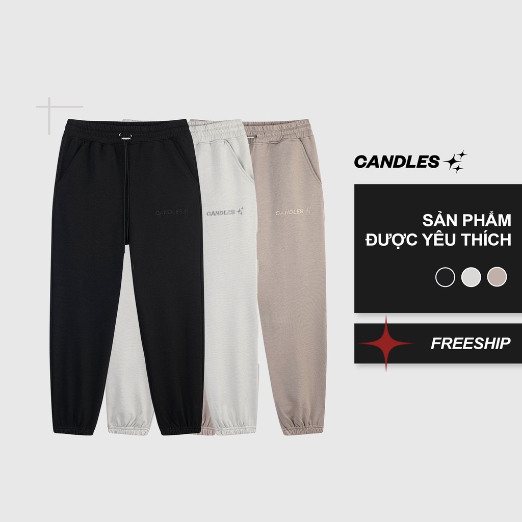 Quần nỉ sweatpant Essential Candles Studio