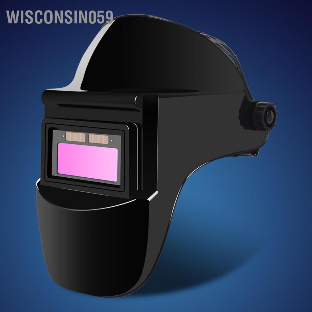 Wisconsin059 Welding Helmet Comfortable Adjustable Lightweight Safety Weld Head Hood for Argon Arc Welder