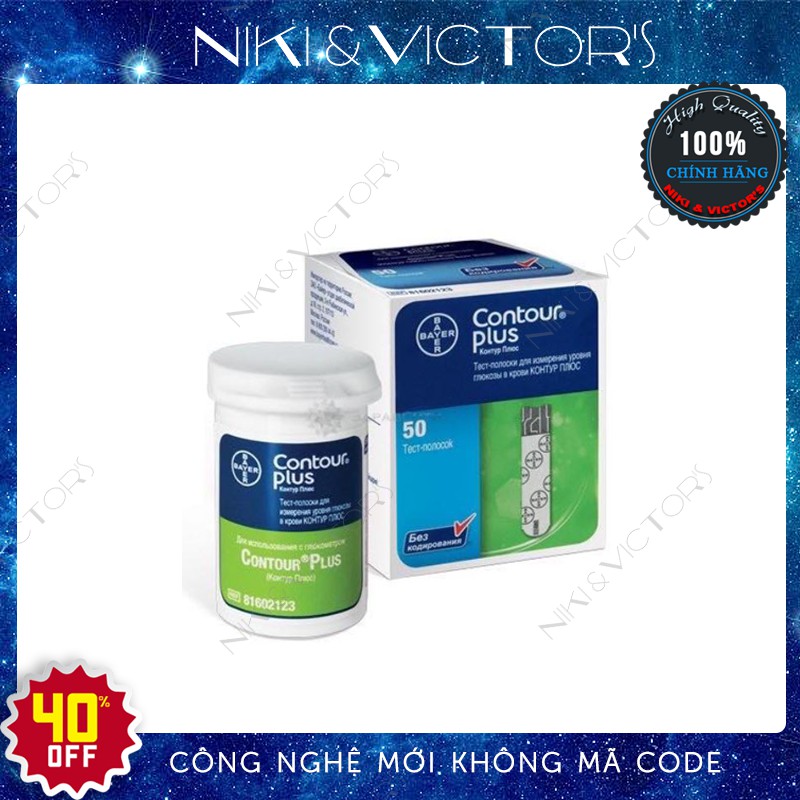 Que thử đường huyết cho máy đo đường huyết Contour Plus ( 50 que)