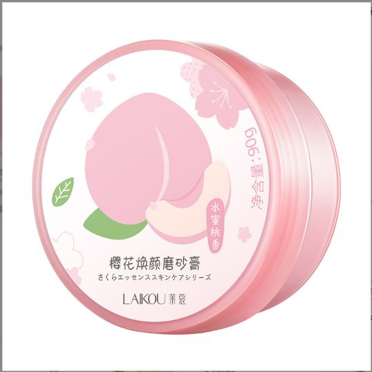 Tẩy da chết đào Laikou 90G dành cho mặt Peach Exfoliating Scrub