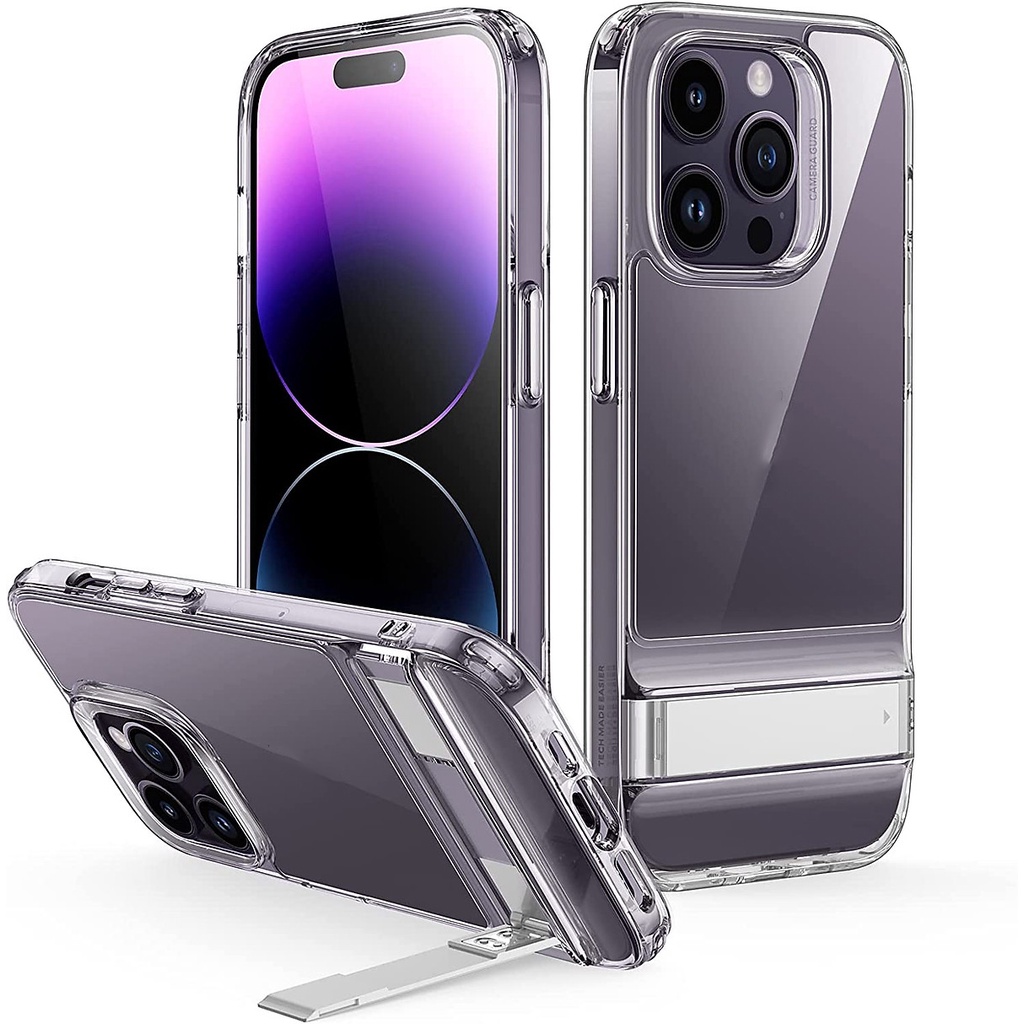 Ốp Lưng cho iPhone 14 Pro / iPhone 14 Pro Max ESR Metal Kickstand Phone Case - Hàng Chính Hãng
