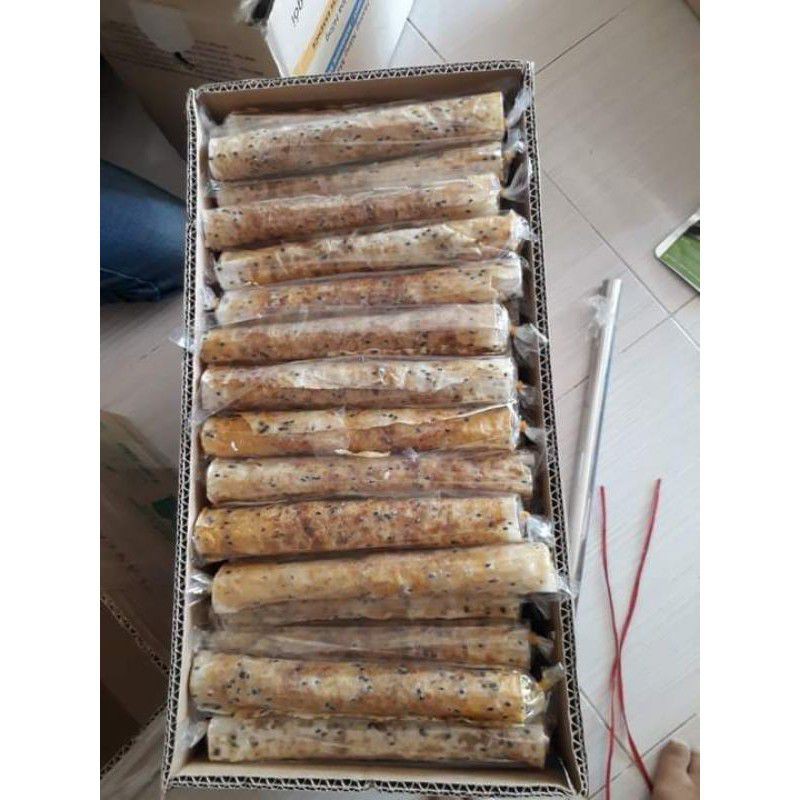Combo 10c bánh tráng mắm ruốc chà bông Phan Rang