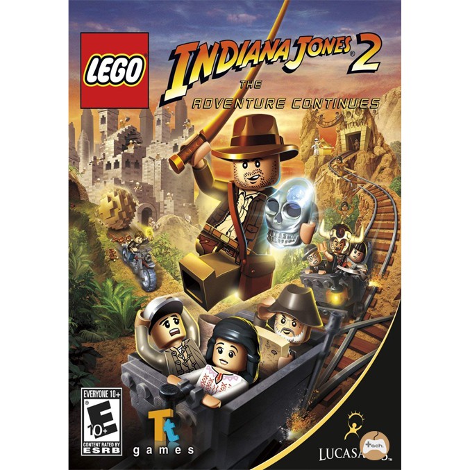 Bộ Đồ Chơi Lego Indiana Jones 2 The Adventure Continues / Dvd Cd Game / Laptop