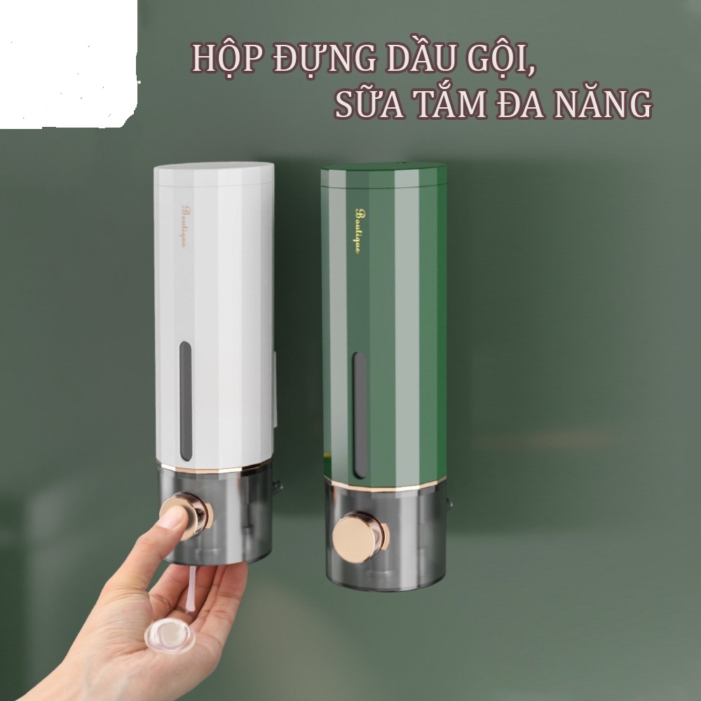 Hộp đựng nhả dầu gội, sữa tắm gắn tường đa năng