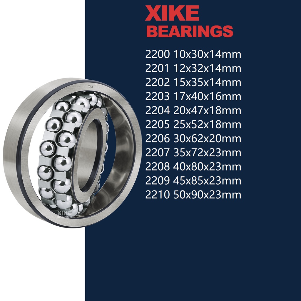 Vòng Bi Tự Điều Chỉnh Xike 2200 2201 2202 2203 2204 2205 2206 2207 2208 2209 2210