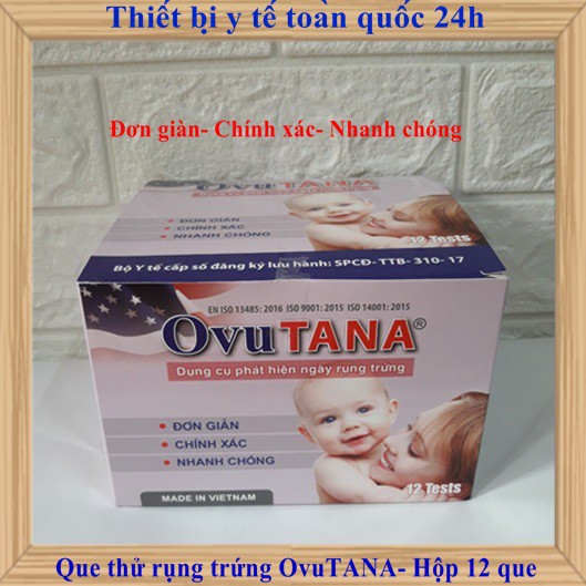 [Chính xác nhất]Que/test thử rụng trứng/ trứng rụng Ovutana