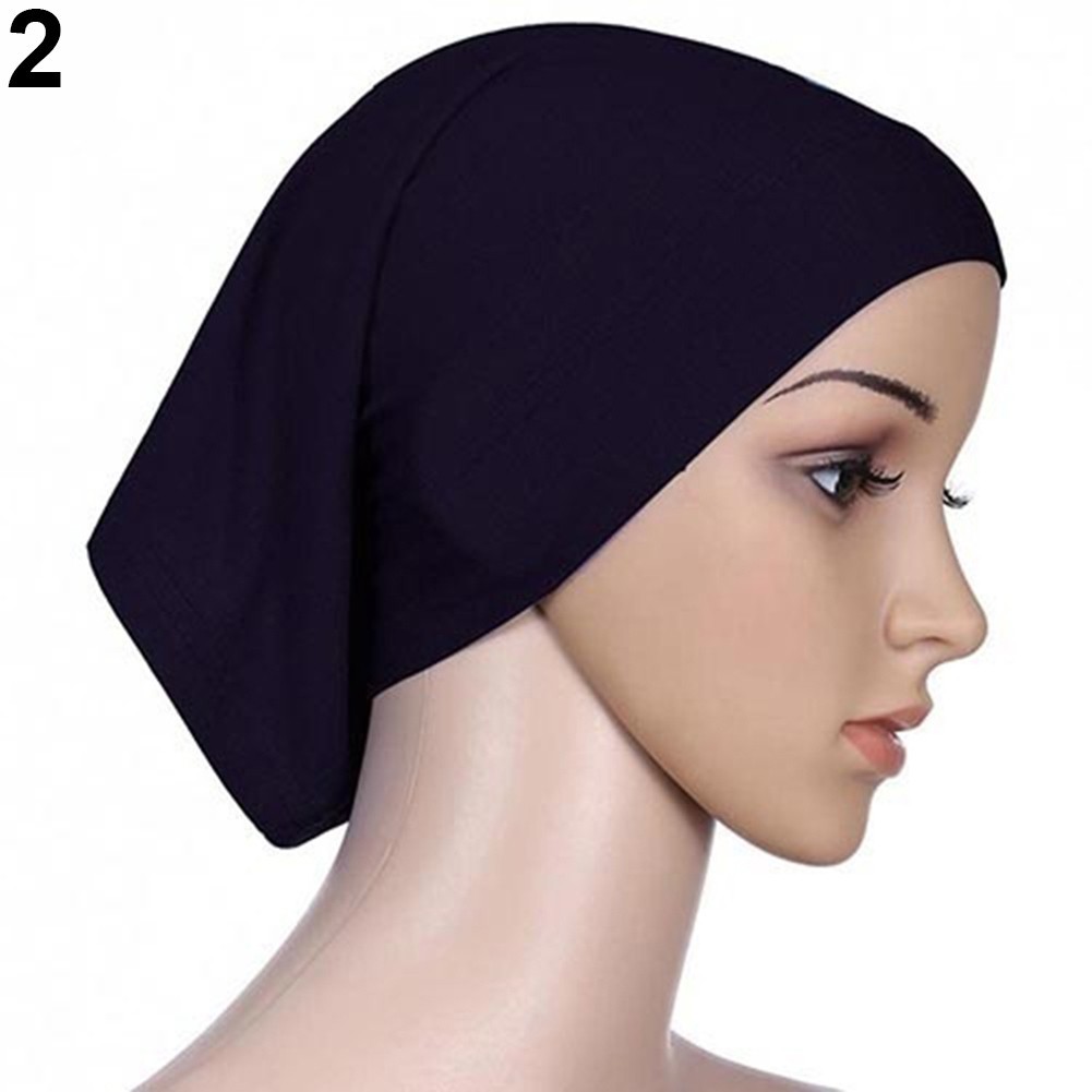 Khăn choàng đầu Hijab bằng cotton mềm cho phụ nữ hồi giáo