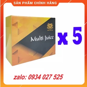 [Combo 5 hộp] Nước ép Multi Juice