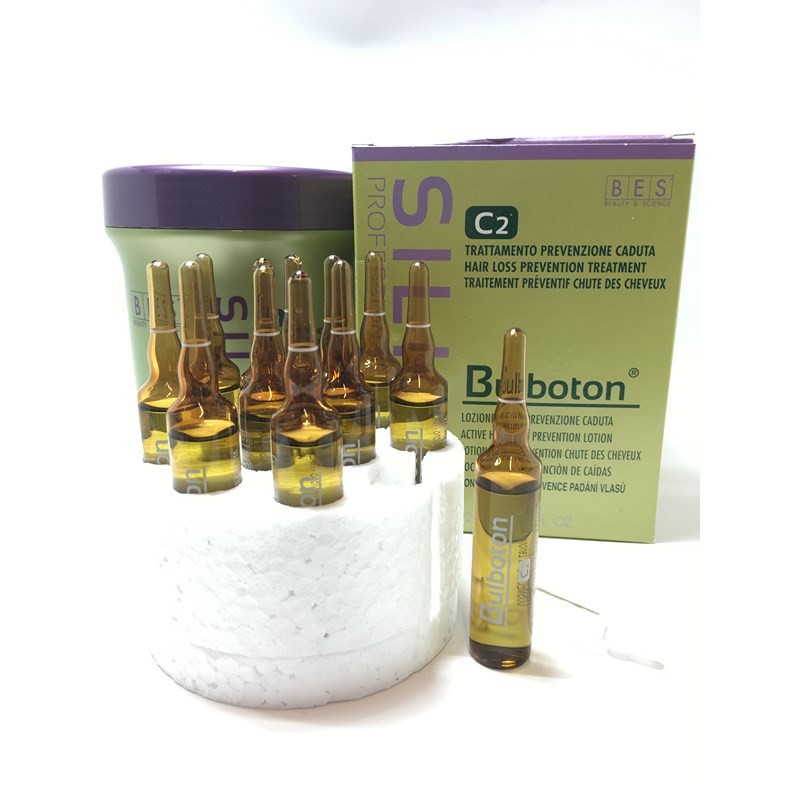 Huyết thanh chống rụng tóc Bes Hergen Silkat C2 Bulboton 120ml