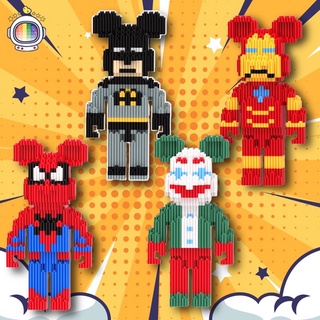 Lego lắp ráp size vừa bộ đồ chơi lắp ráp mô hình 3d bearbrick cỡ vừa