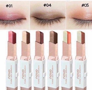 Phấn mắt 2 màu Novo