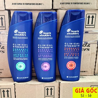 Dầu Gội Head & Shoulder Clinical Strength 400ml Mẫu mới
