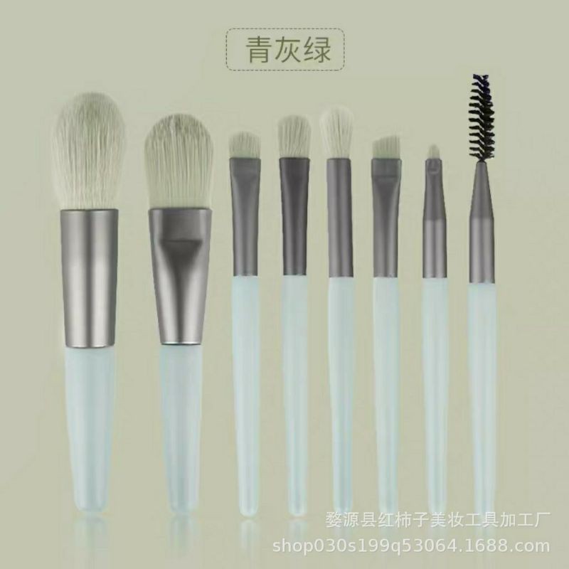 Full Bộ Cọ Gốm 8 Cây Tặng Kèm Túi Zip Vintage | BigBuy360 - bigbuy360.vn