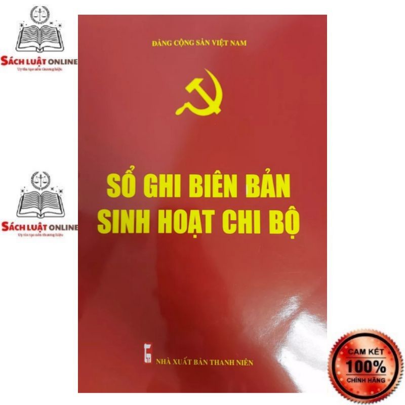 Sổ ghi biên bản sinh hoạt chi bộ 60k