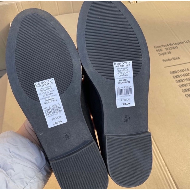 Giày Moca Nữ Da Lộn Đế Bệt Mũi Tròn, Giày Lười, Giày Slip On Nữ DOROTHY PER.KINS - LITTLE KOREA