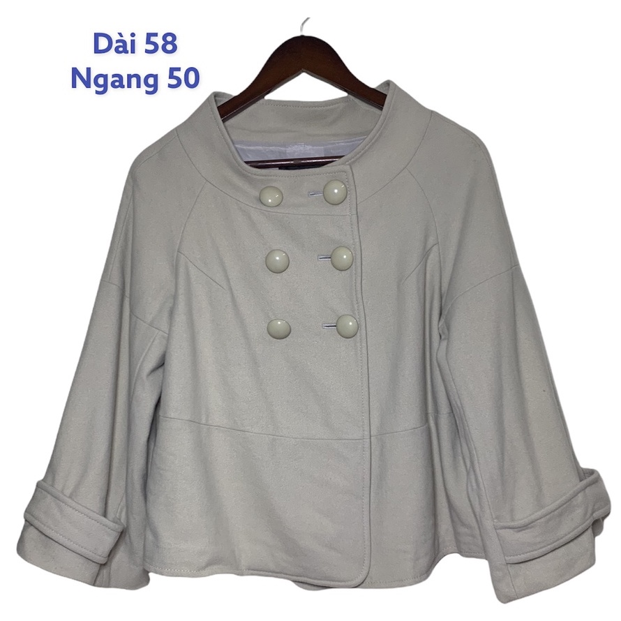 Áo dạ phong cách Hàn Quốc secondhand