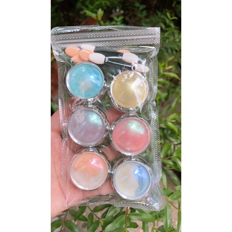 set tráng gương ngọc trai nhiều màu set ngọc tay tán lên tay và chân thợ nail có nhiều màu sắc cho làm nail cho khách
