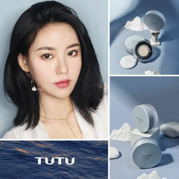 Phấn phủ bột kiềm dầu mỏng mịn tự nhiên TUTU AROMA Air Stain Powder 5332 | BigBuy360 - bigbuy360.vn