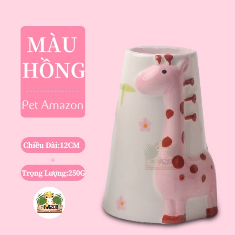 Đế bình nước sứ hưu cao cổ