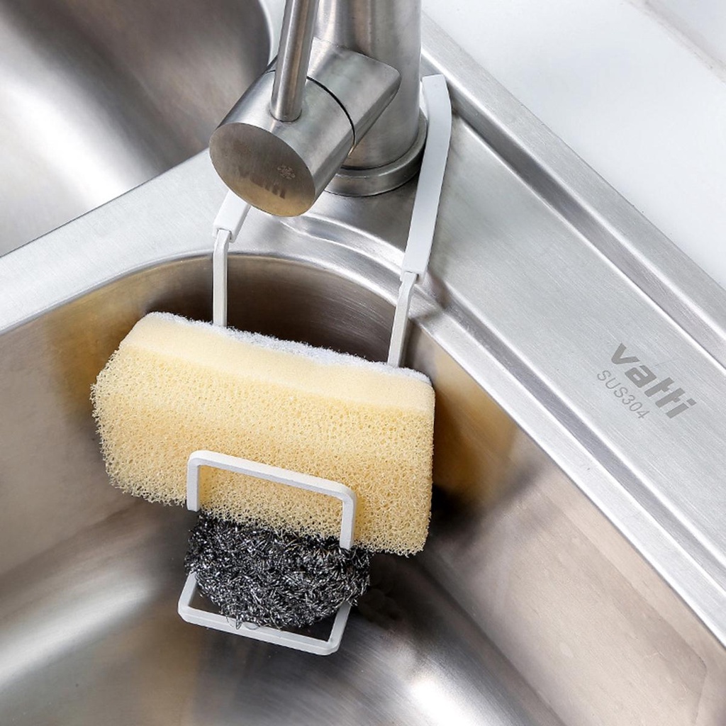 Giá Đỡ Bọt Biển Rửa Chén / Xà Phòng Bằng Kim Loại Tiện Dụng