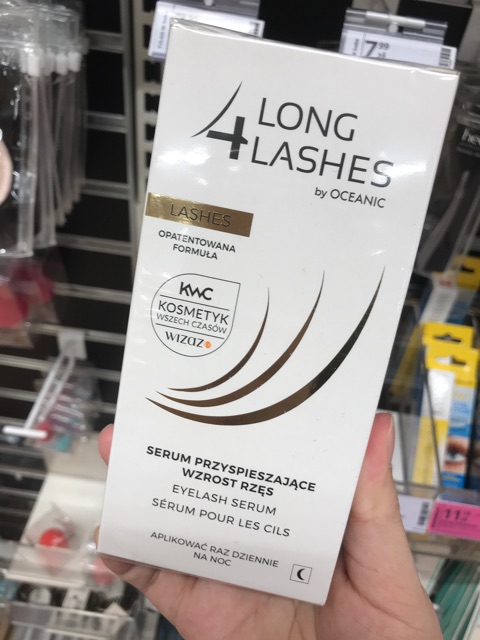 Serum dưỡng dài mi Long4lashes Oceanic Ba Lan
