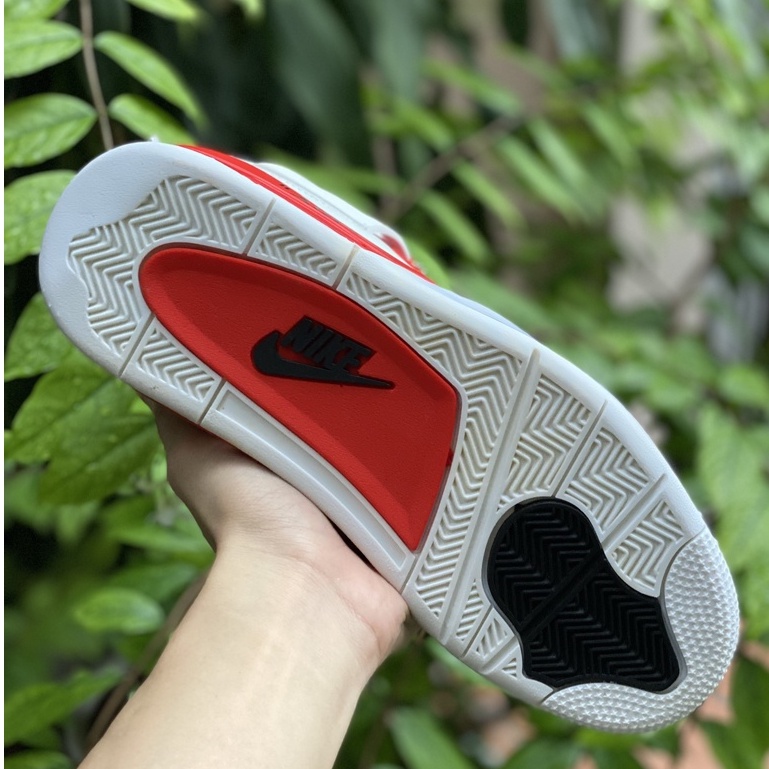 Giày Jordan 4 Fire Red High Quality Nam Nữ - Giày JD4 Thể Thao Bóng Rổ Trắng Đỏ [FREESHIP + HỘP GIÀY + HỘP BẢO VỆ] | BigBuy360 - bigbuy360.vn