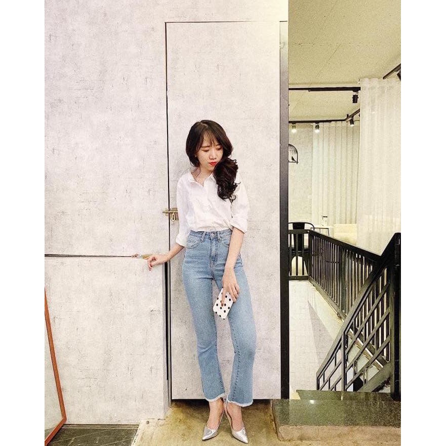 1402QO - Quần ống loe sang chảnh cho các chị em