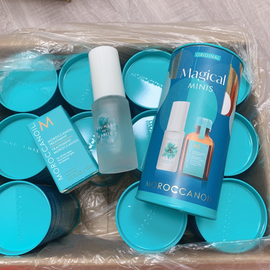 SET Dầu Dưỡng + Nước Hoa Xịt Thơm Tóc Và Cơ Thể MAGICAL MINIS Moroccanoil Original