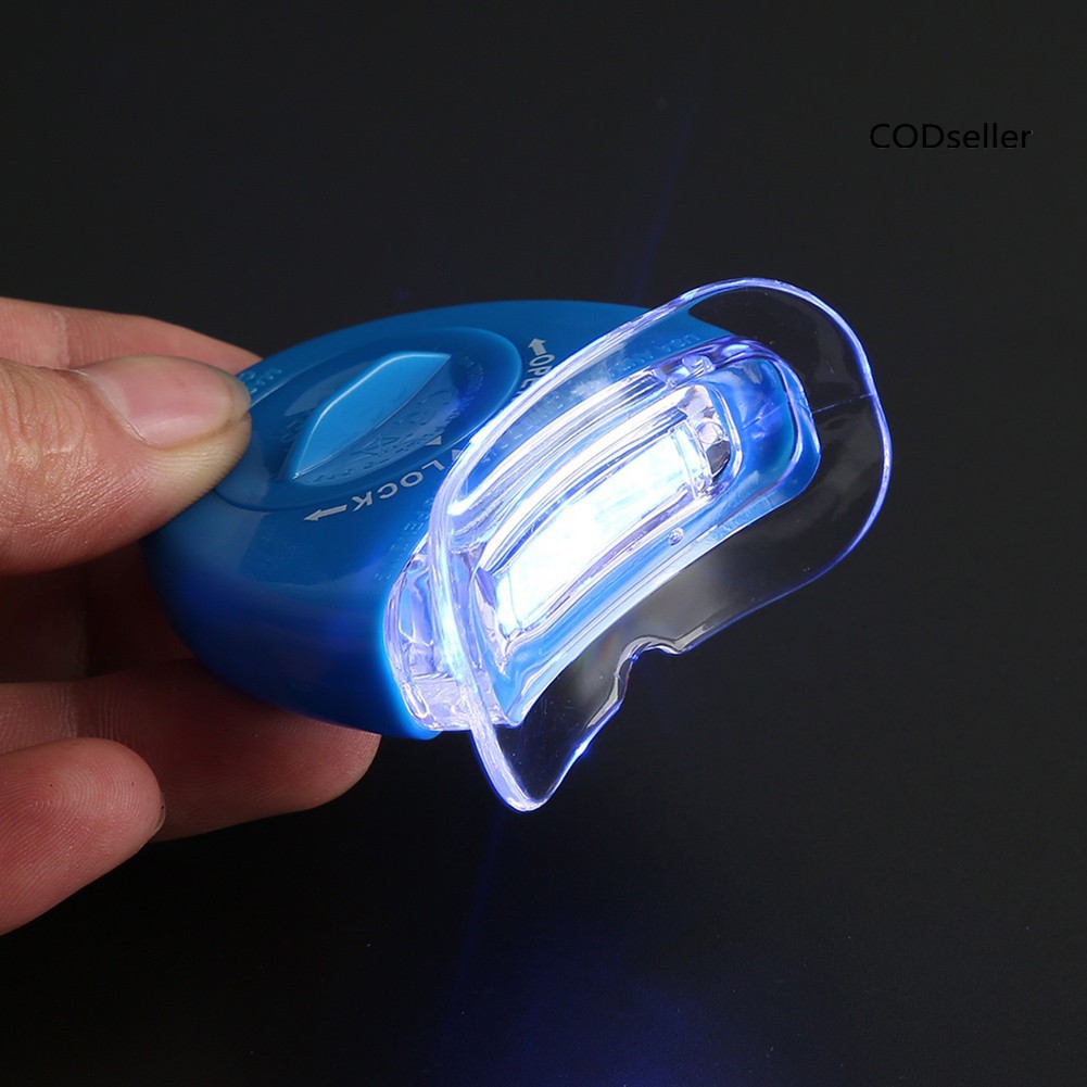 [Hàng mới về] Đèn led làm trắng răng mini chất lượng cao chăm sóc răng miệng tiện dụng
