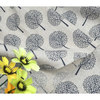 vải canvas cây tròn