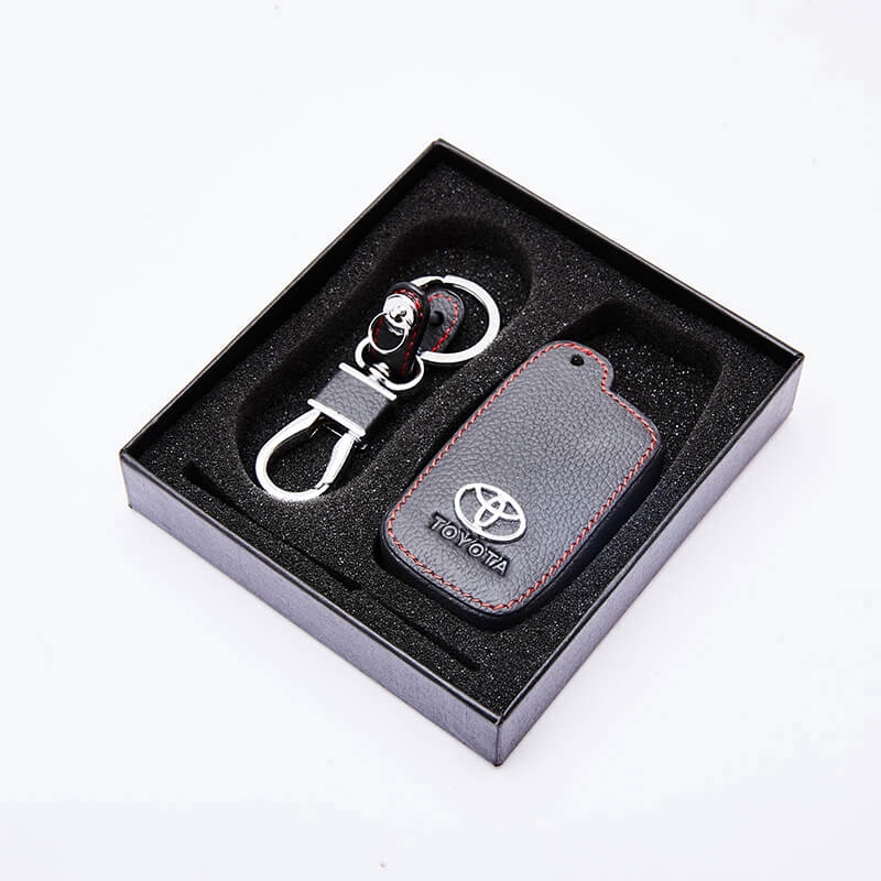 Bao da chất lượng cao bảo vệ cho chìa khóa xe hơi Toyota Altis Camry Venza Landcruiser Prado