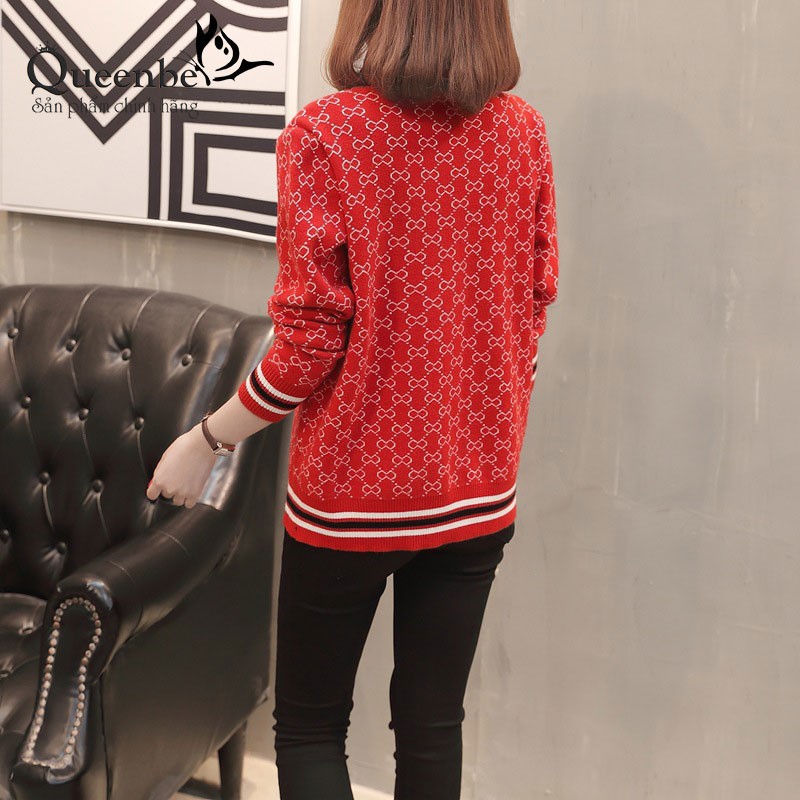 Áo khoác kiểu nữ áo khoác len nữ Queenbe GLA225 Cuocsongvang