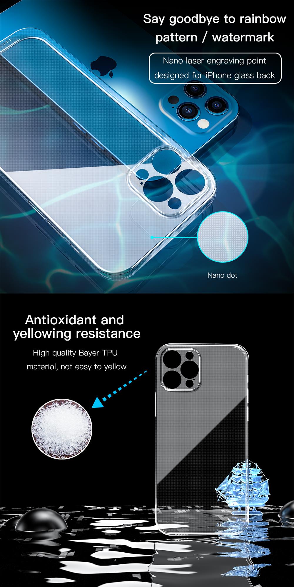 Ốp điện thoại siêu mỏng 0.3mm cho Iphone 12 12 Mini 12 Pro Max | BigBuy360 - bigbuy360.vn