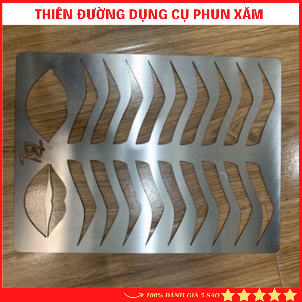 Khung vẽ chan mày  INOX 304 không rỉ DCPX-NTA, khung vẽ trên môi da giả