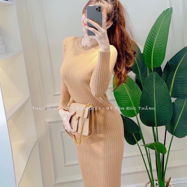 Váy len body cao cấp quảng châu 1