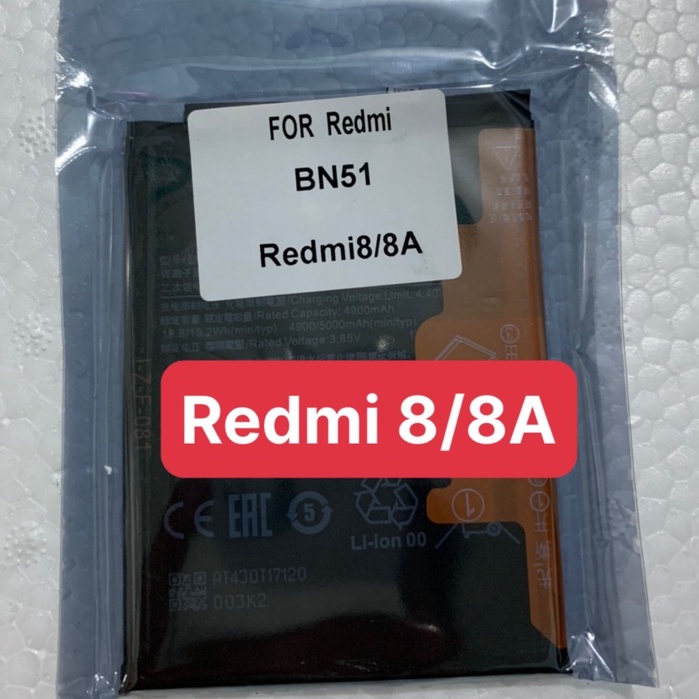 pin xiaomi redmi 8 / redmi 8A mã BN51 / pin zin dương lượng 5000mAh