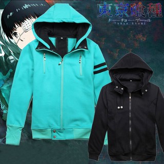 2 Màu Tokyo Ghoul Kaneki Ken Áo Cosplay Trang Phục Unisex Có Mũ Trùm Đầu Áo Khoác Cardigan