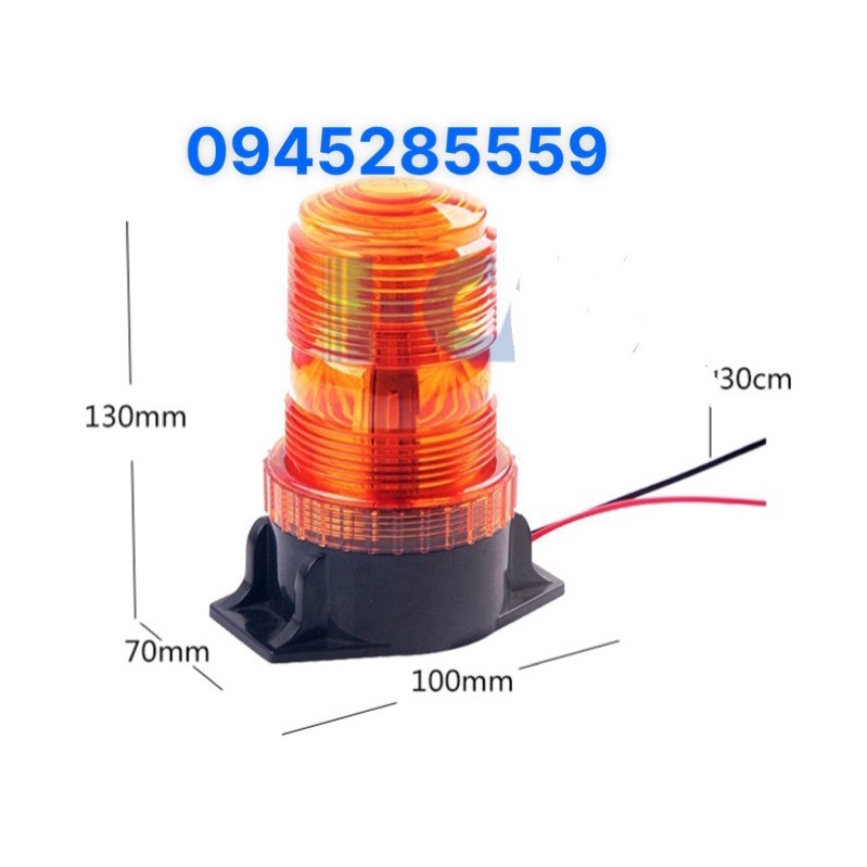 Đèn nháy cảnh báo cao cấp siêu sáng 18w dùng điện 10v tới 110v