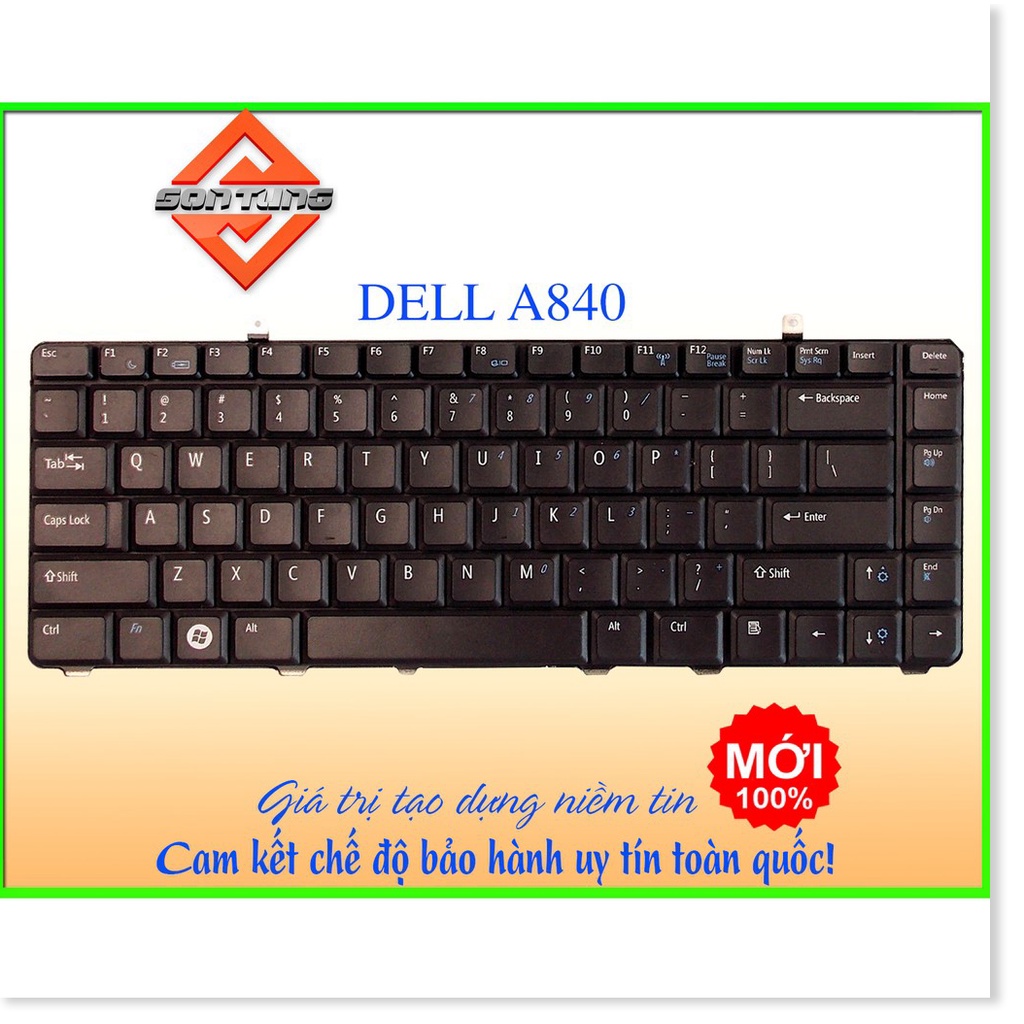 📍 Bàn phím laptop Dell vostro 1014 1015 1088 A840 A860