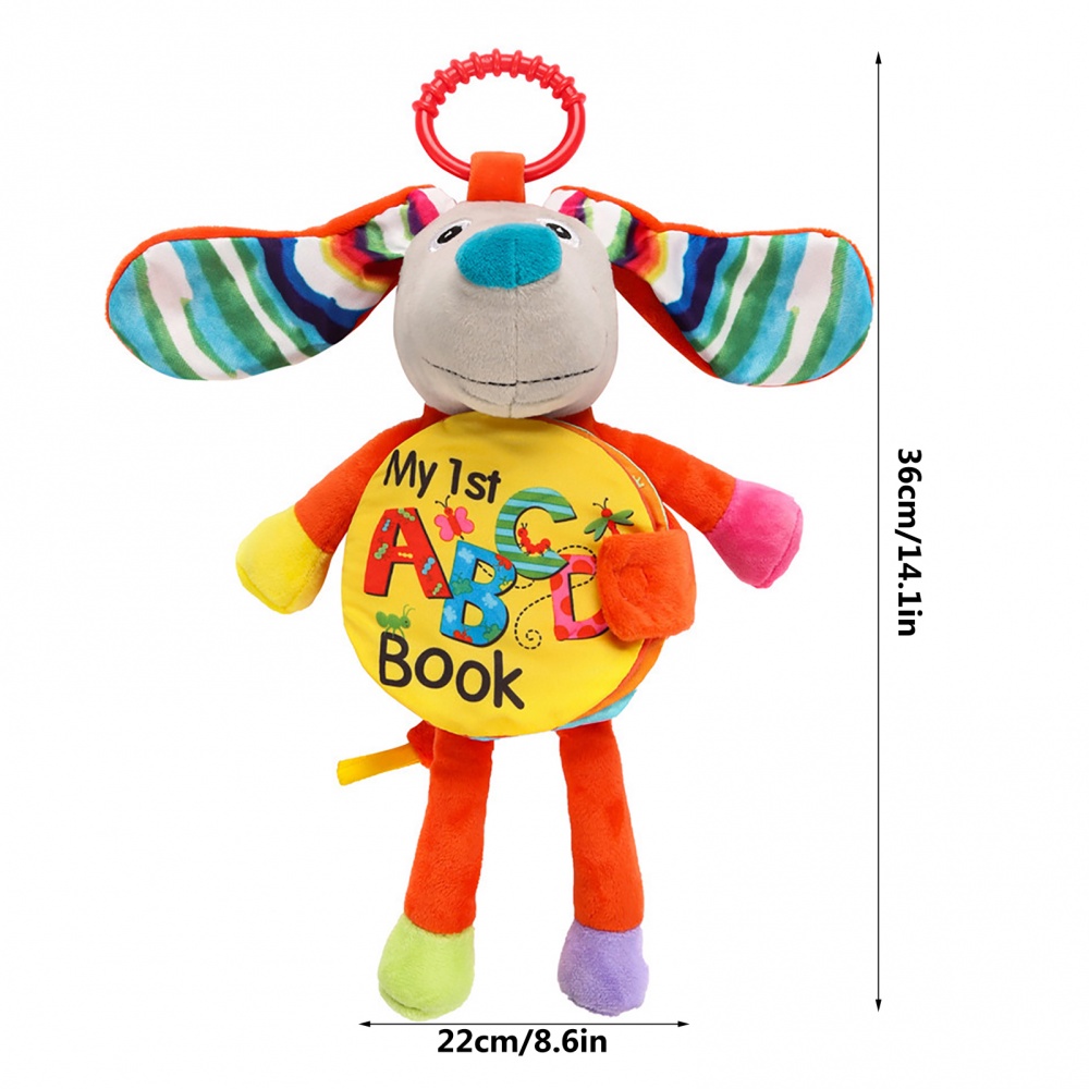 Sách Đồ Chơi Bằng Vải Mềm Mại Dành Cho Trẻ Em 0-36M