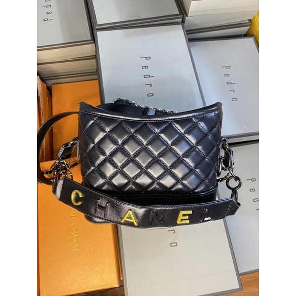 Túi hobo đế đúc 2 dây ngọc trần trám size 20 Freeship