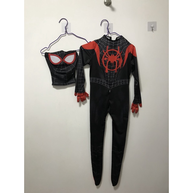 Trẻ em  Những cậu bé Đen Người nhện Cosplay Trang phục Bộ đồ liền thân Halloween Buổi tiệc Sinh nhật Quần áo