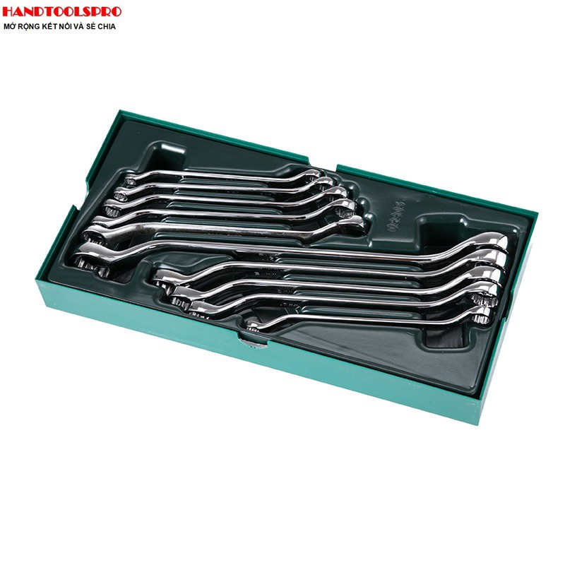 Bộ khay cờ lê hai đầu vòng 10 chi tiết Sata 09905