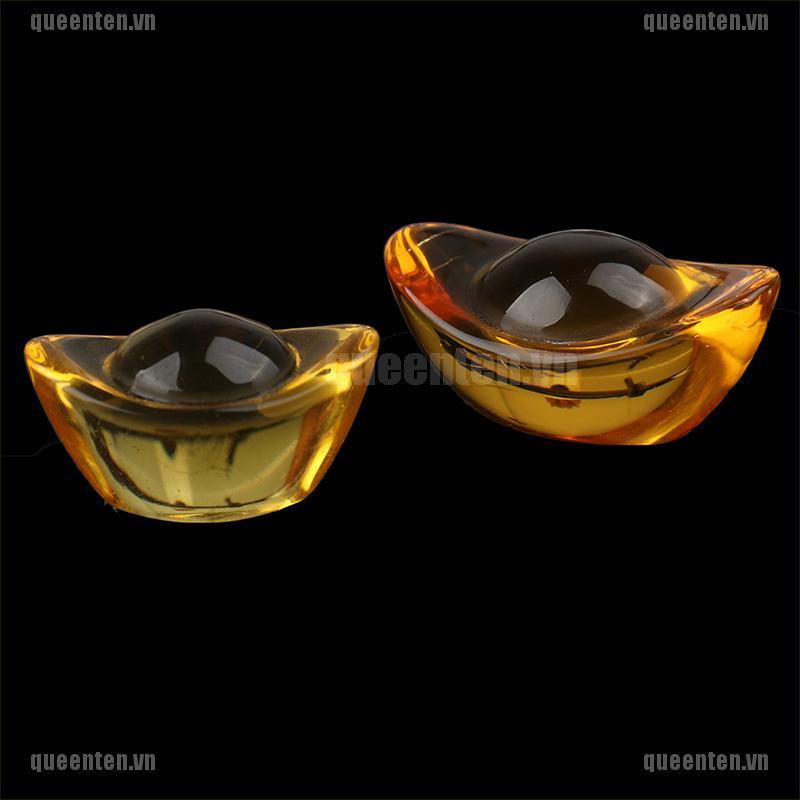 5Pcs Yuanbao Feng Shui Yuan Bao Ingot Lucky Home Blessing Decoration Ornament QUVN