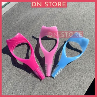 Dụng cụ chuốt mi mascara chống lem 3in1 - dụng cụ hỗ trợ chuốt mascara và chải mi tiện lợi cho trang điểm