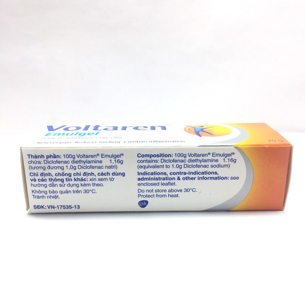 Dầu nóng đau xương khớp Voltaren 20g