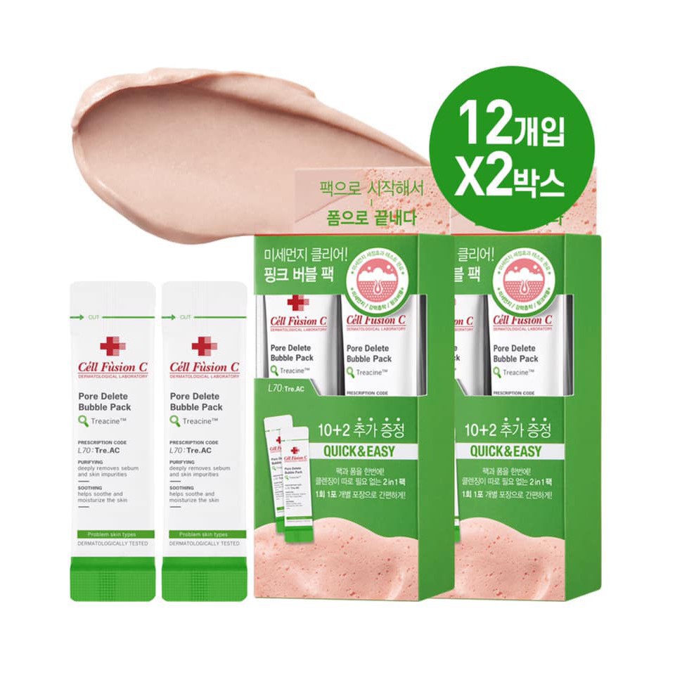 [Hàng Chính Hãng] Mặt nạ sủi bọt thải độc Cell Fusion C Pore Delete Bubble Mask 5ml | BigBuy360 - bigbuy360.vn