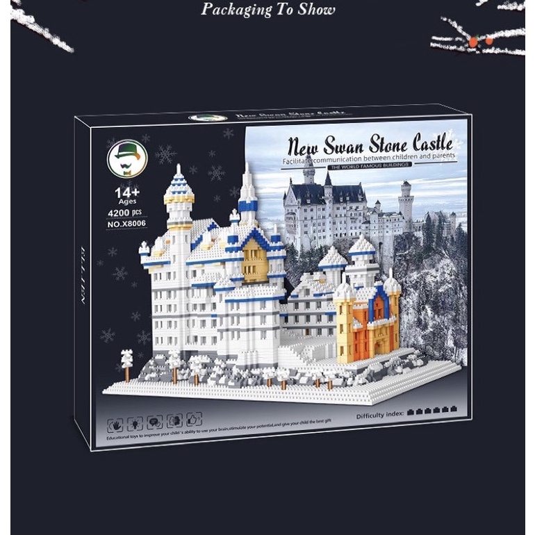 Lego Láp Ráp Lâu Đài Tuyết ❄️ 👑